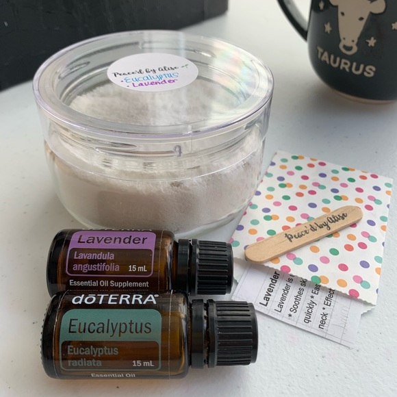 NEW🛁 Relax Breathe Organic Bath Shower Fizzies Lavender Eucalyptus DōTERRA oils - Picture 3 of 7